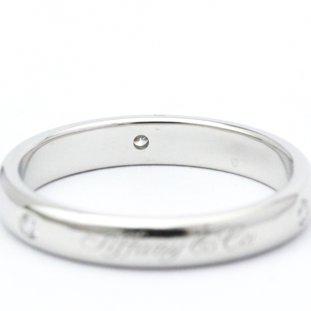 Tiffany Notes 3PD Ring Platinum Fashion Diamond Band Ring Silver - Picture 8 of 9